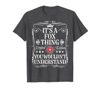 Fox Name Its A Fox Thing You Wouldn't Understand T-Shirt, Men, Dark Heather Grey, 3X-Large
