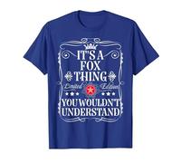 Fox Name Its A Fox Thing You Wouldn't Understand T-Shirt, Men, Royal Blue, 3X-Large