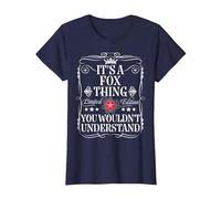 Fox Name Its A Fox Thing You Wouldn't Understand T-Shirt, Women, Navy Blue, X-Small