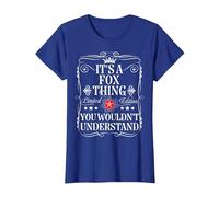 Fox Name Its A Fox Thing You Wouldn't Understand T-Shirt, Women, Royal Blue, Small