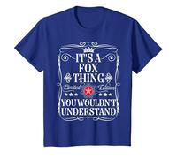Fox Name Its A Fox Thing You Wouldn't Understand T-Shirt, Youth, Royal Blue, X-Small