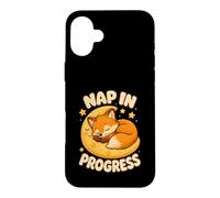 Fox Nap In Progress Case for iPhone 16 Plus