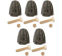 Fox New Carp Fishing Removable Flying Back Weights 10g 5 Per Pack CAC796