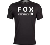 Fox Racing Men's Tech Tee Non Stop SS — Black Large