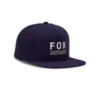 Fox Non Stop Tech Snapback Hat in Midnight Blue one size