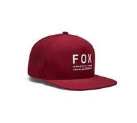 Fox Non Stop Tech Snapback Hat in Rust Brown one size