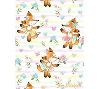 Fox Notebook: Blank Journal Unlined || 8.5x11 in || 100 pages