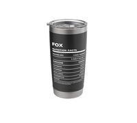 Fox Nutrition Facts Name Stainless Steel Insulated Tumbler