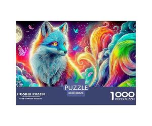 Fox of LightMasterful 1000-Piece Jigsaw Puzzles for Adults A Complete Set of Challenging Educational Puzzle Game Pieces - An Intellectually Stimulating Gift for Adult And Teenage Enthusiasts Age 12 Y