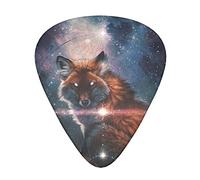 Fox On The Galaxy Guitar Picks 12-Pack, Guitars Accessories For Men Women Professional Guitarist, Musicians And Beginner