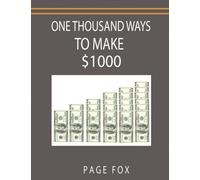 Fox - One Thousand Ways to Make 1000 - paperback or softback - E555z