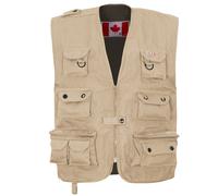 Fox Outdoor Heavy Vest Mens Camping Tactical Hunting Fishing Hiking Khaki