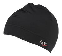 Fox Outdoor Run Hat Mens Winter Running Cap Warm Fleece Quick Drying Black
