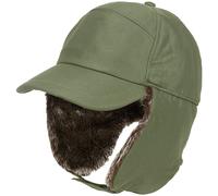 Fox Outdoor Trapper Winter Cap Outdoor Fur Camping Hat Army OD Green
