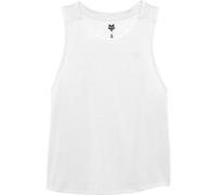 Fox Outdoor W Forums Tech Tank - Quick-Drying TruDri Fabric, High Performance, Easy Style, Iconic Graphic, Sweat-Wicking Comfort, Hard-Wearing Favorite, Color: White, Size: M