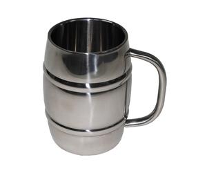 Fox Outdoors Barrel Mug Double Walled Insulated Stainless Steel 1Ltr