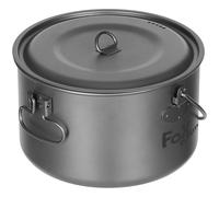 Fox Outdoors Titanium Camping Cooking Pot Large Folding Handles 1.95 Ltr