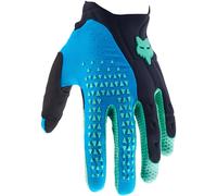 FOX Pawtector Motocross Gloves, black-blue, size 2XL for Men
