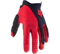 FOX Pawtector Motocross Gloves, black/red, size M