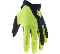 FOX Pawtector Motocross Gloves, black/yellow, size M