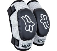 FOX Pee Wee Titan Kids Motocross Elbow Protectors, black/grey, size M/L