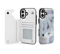 Fox Phone Case Compatible with iPhone 16/16 Plus/16 Pro/16 Pro Max/ 16 E/16 SE4 Flip Protective Cover with Card Holder