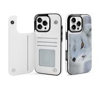 Fox Phone Case Compatible with iPhone 16/16 Plus/16 Pro/16 Pro Max/ 16 E/16 SE4 Flip Protective Cover with Card Holder