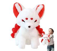 Fox Plush - Cute Nine Tailed Fox, Soft Cartoon Animal Doll | Exquisite Stuffed Animal Toy, Comfortable Cuddling Pillow, Birthday, Christmas, Valentine's Day, Easter Gift