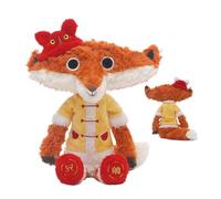 Fox Plush Doll,Adorable Huggable Home Decoration,Realistic Plush Fox Model - for Living Room Bedroom Shelf Table Study Women Men Kid Boys Girls Teens Adults