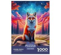 Fox Premium Paper Jigsaw Puzzle Created for Mindful Evenings at Home, Centred on Fantasy And Offering A Rewarding Sense of Progress And Calm Focus 70x50cm/1000pcs