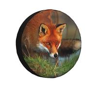 Fox Print Spare Tire Cover Sun Protector Waterproof Wheel Cover Universal Fit For, Trailer, Rv, Suv, Truck And Many Vehicle 17 Inch