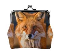 Fox Printing Small Travel Kit Wallet, Compact Pouch For Camping Adventures And Fishing Trips, Black, One Size, Art Deco