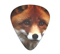 Fox Prints Guitar Plectrums 12 Pieces Set - Comfortable In The Hand With Smooth Edges Three Thicknesses To Match