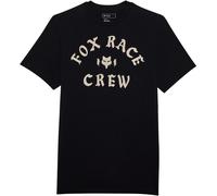 FOX Race Crew Premium T-Shirt, black, size S for Men