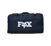 Fox Racing 180 Roller Gear Bag, 40L Motocross Wheels Equipment Bag with Detachable Padded Shoulder Strap, Night Blue, Handmade, 180 Roller Gear Bag