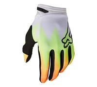 FOX 180 Statk Motocross Gloves, red-yellow, size S