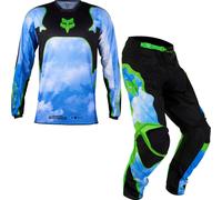 Fox Racing 2024 180 Atlas Motocross Jersey & Pants Black Green Kit