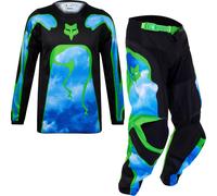 Fox Racing 2024 Youth 180 Atlas Motocross Jersey & Pants Black Green Kit