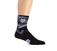 Fox Racing 6" Ranger Sock, Windbreaker, Men's, BLACK, XS-S