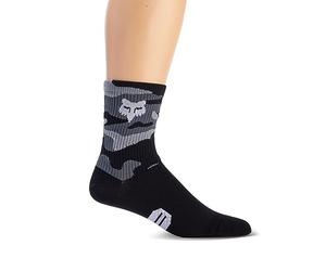 Fox Racing 6" Ranger Sock, Windbreaker, Men's, BLACK, XS-S