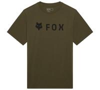FOX Racing - Absolute 195 Original S/S Tee - T-shirt size L, olive/brown
