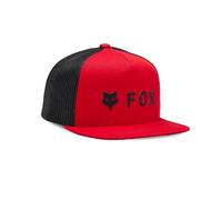 FOX Absolute Mesh Youth Snapback Cap, black-red