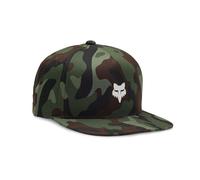 Fox Racing Cap Snapback Mens Flat Peak Camo Tech green camo