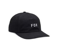 Fox Racing Cap Strapback Mens Curve Peak Wordmark black