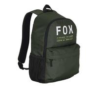Fox Racing Clean Up Backpack, Slim Everyday School & Street Bag with Laptop Sleeve, Water Bottle Pocket & Adjustable Straps, Dark Sage Green