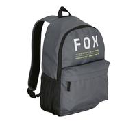 Fox Racing Clean Up Backpack, Slim Everyday School & Street Bag with Laptop Sleeve, Water Bottle Pocket & Adjustable Straps, Graphite Grey