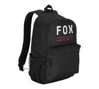 Fox Racing Clean Up Backpack, Slim School and Street Bag with Laptop Sleeve, Water Bottle Pocket and Adjustable Straps, Black