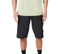 Fox Racing Defend Short - Durable 4-Way Stretch Mountain Bike Shorts with Race-Ratchet Closure & Zippered Pockets for Trail Riding, Color: Black, Size: 40