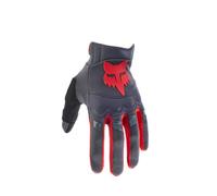 Fox Racing Dirtpaw Glove CE - Motocross Gloves - Padded Knuckles - Touchscreen Compatible - Adjustable Fit - for MX & Offroad - Grey/Red, Size: 2X