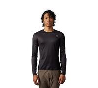 Fox Racing Flexair Ascent LS Jersey - Moisture-Wicking, Aerodynamic Fit, Abrasion-Resistant, Lightweight for Trail & XC, Color: Black, Size: L
